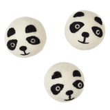Laundry Wool Dryer Balls - Set of 3 Panda - Once Again Home Co.