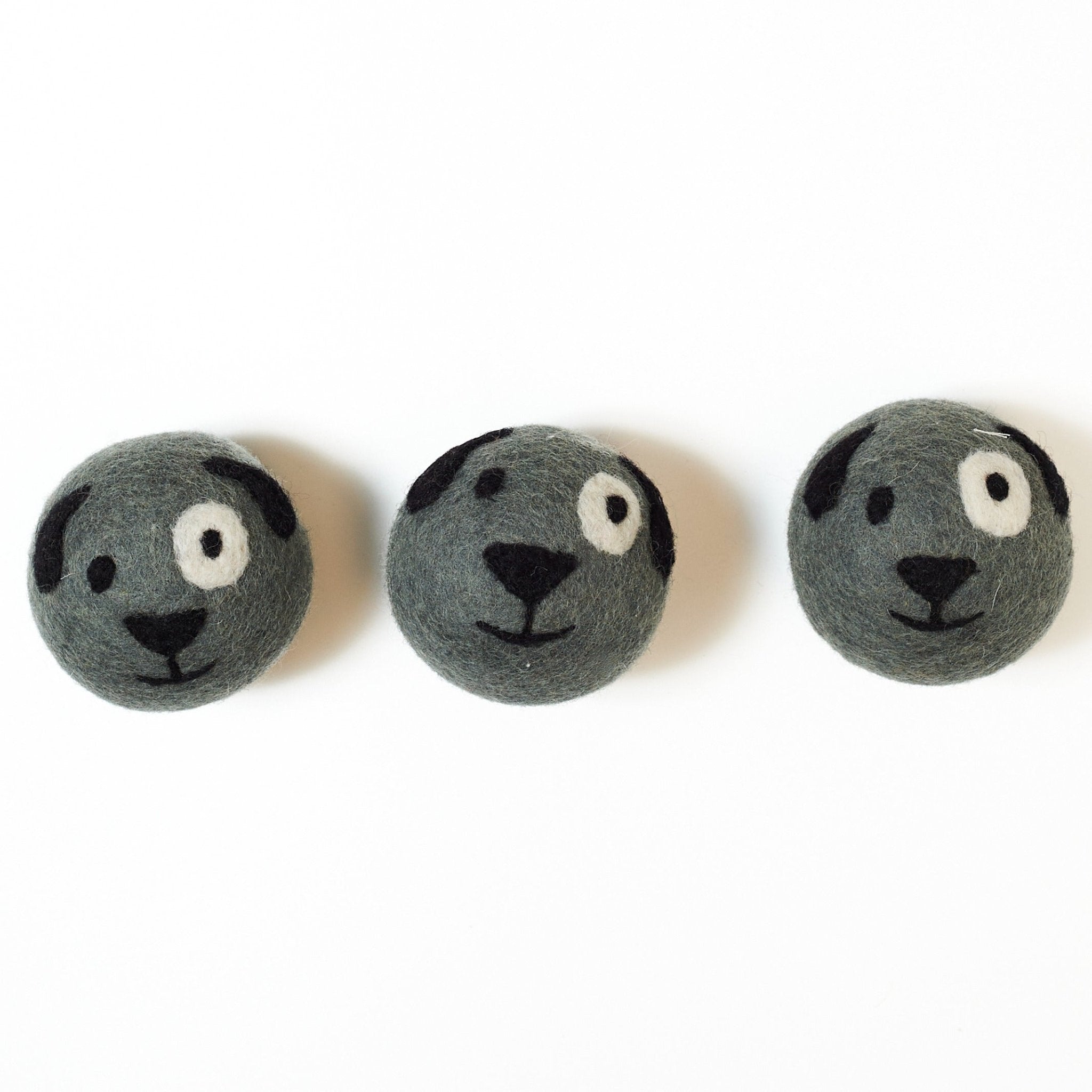 Laundry Wool Dryer Balls - Set of 3 Puppy Dog - Once Again Home Co.