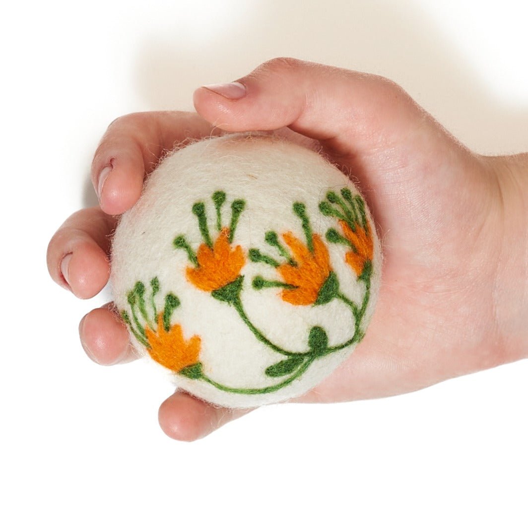 Laundry Wool Dryer Balls - Set of 3 Trollius - Once Again Home Co.