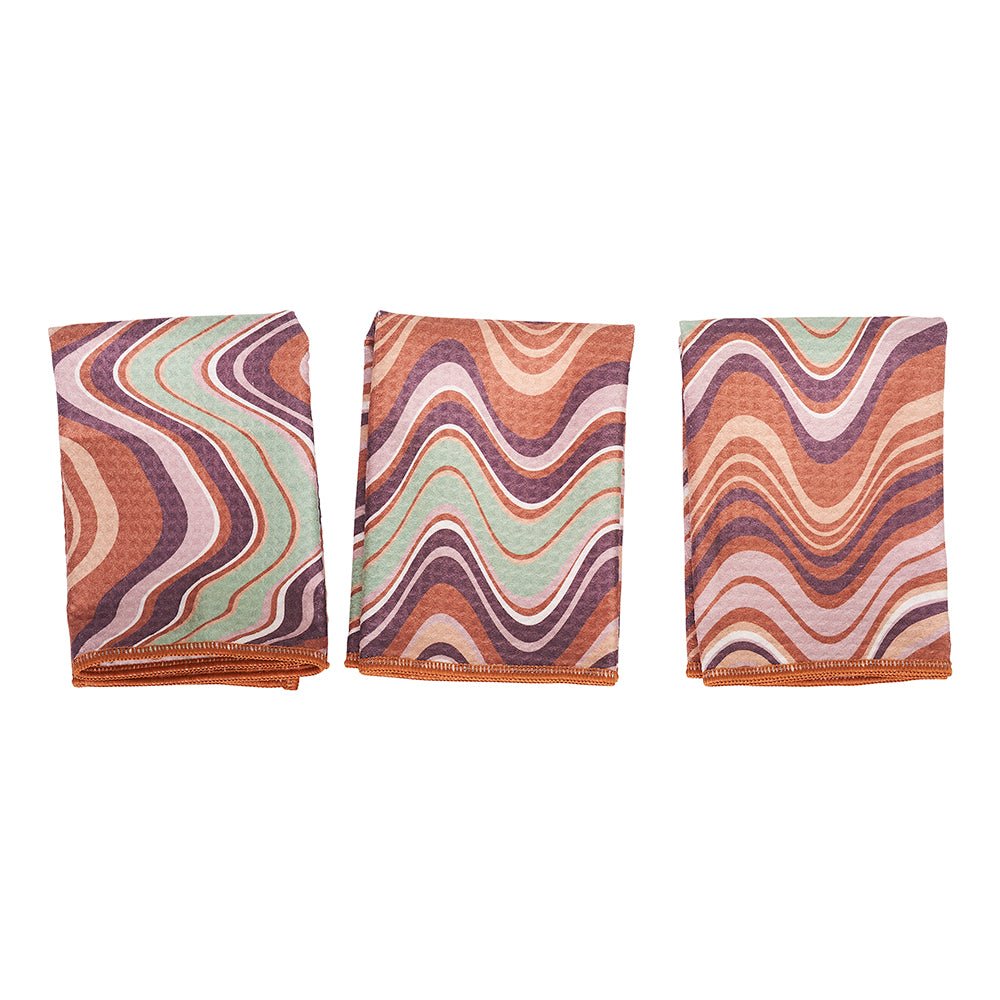 Mighty Mini Reversible Towel (Set of 3) - HJ Funghi - Once Again Home Co.