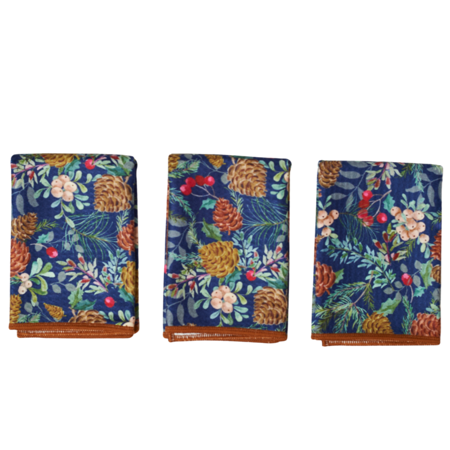 Mighty Mini Towel (Set of 3) - Festive Pine - Once Again Home Co.