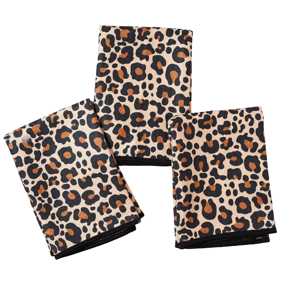 Mighty Mini Towel (Set of 3) - Leopard - Once Again Home Co.