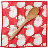 Mighty Mini Towel (Set of 3) Reversible - Heather Collins Santa Baby - Once Again Home Co.