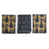 Mighty Mini Towel (Set of 3) Reversible - Heather Jacobs Black Cat - Once Again Home Co.
