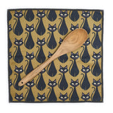 Mighty Mini Towel (Set of 3) Reversible - Heather Jacobs Black Cat - Once Again Home Co.