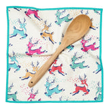 Mighty Mini Towel (Set of 3) Reversible - Heather Jacobs Reindeer Games - Once Again Home Co.