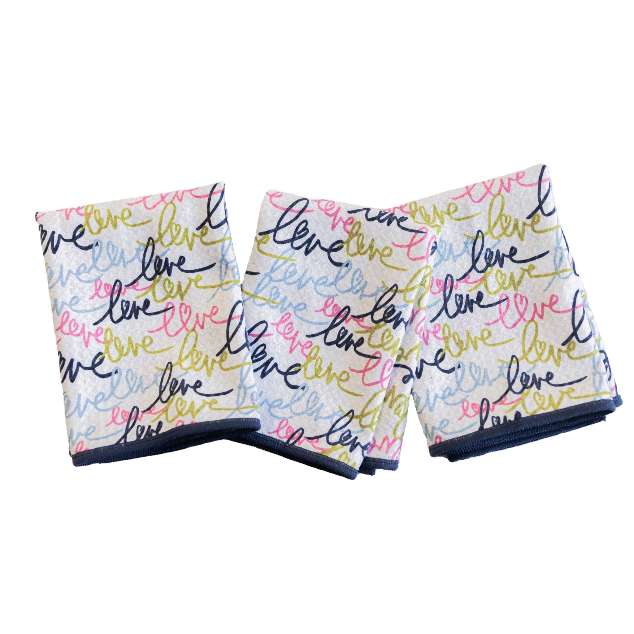 Mighty Mini Towel (Set of 3) Reversible - HGC Love - Once Again Home Co.