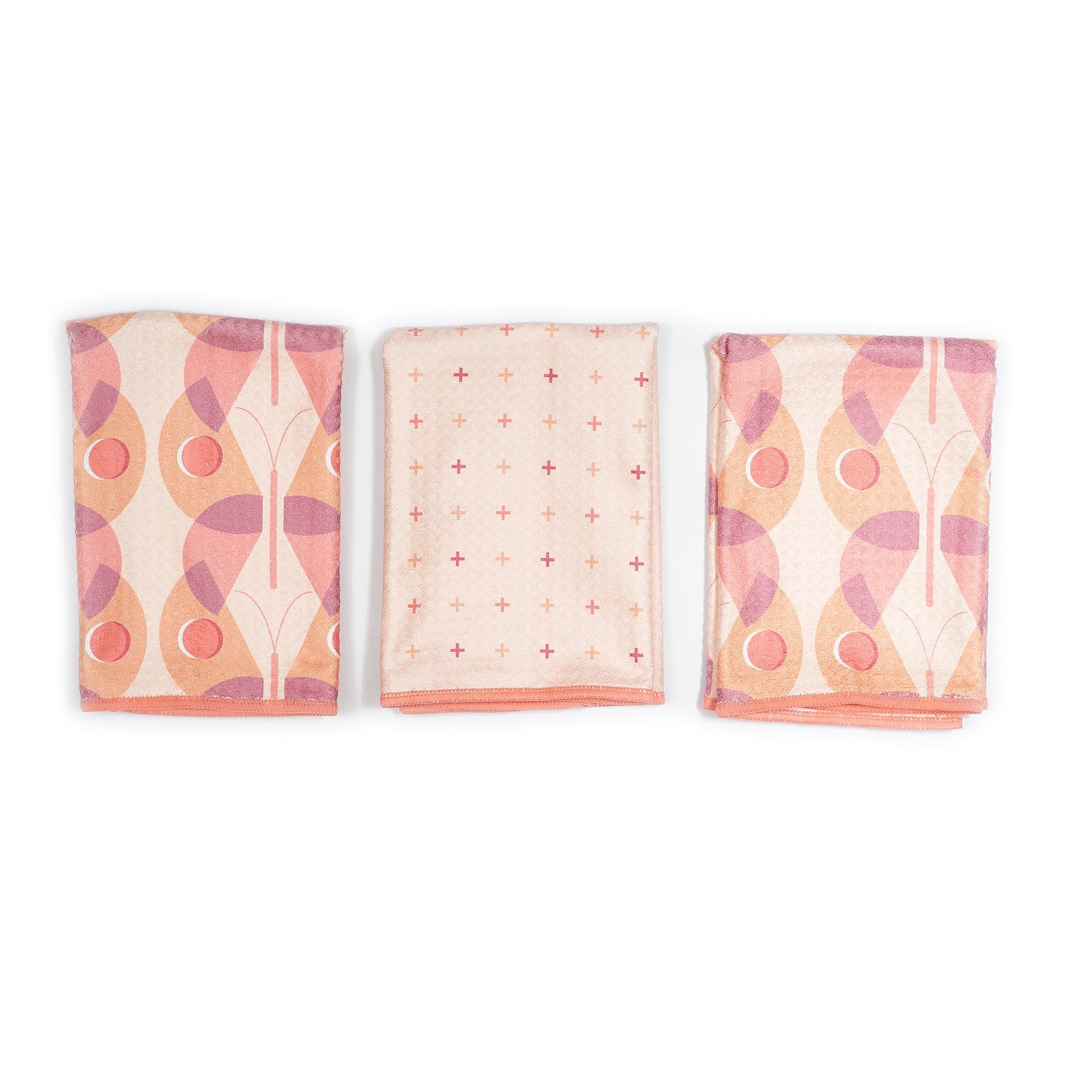 Mighty Mini Towel (Set of 3) Reversible - HJ Butterfly - Once Again Home Co.