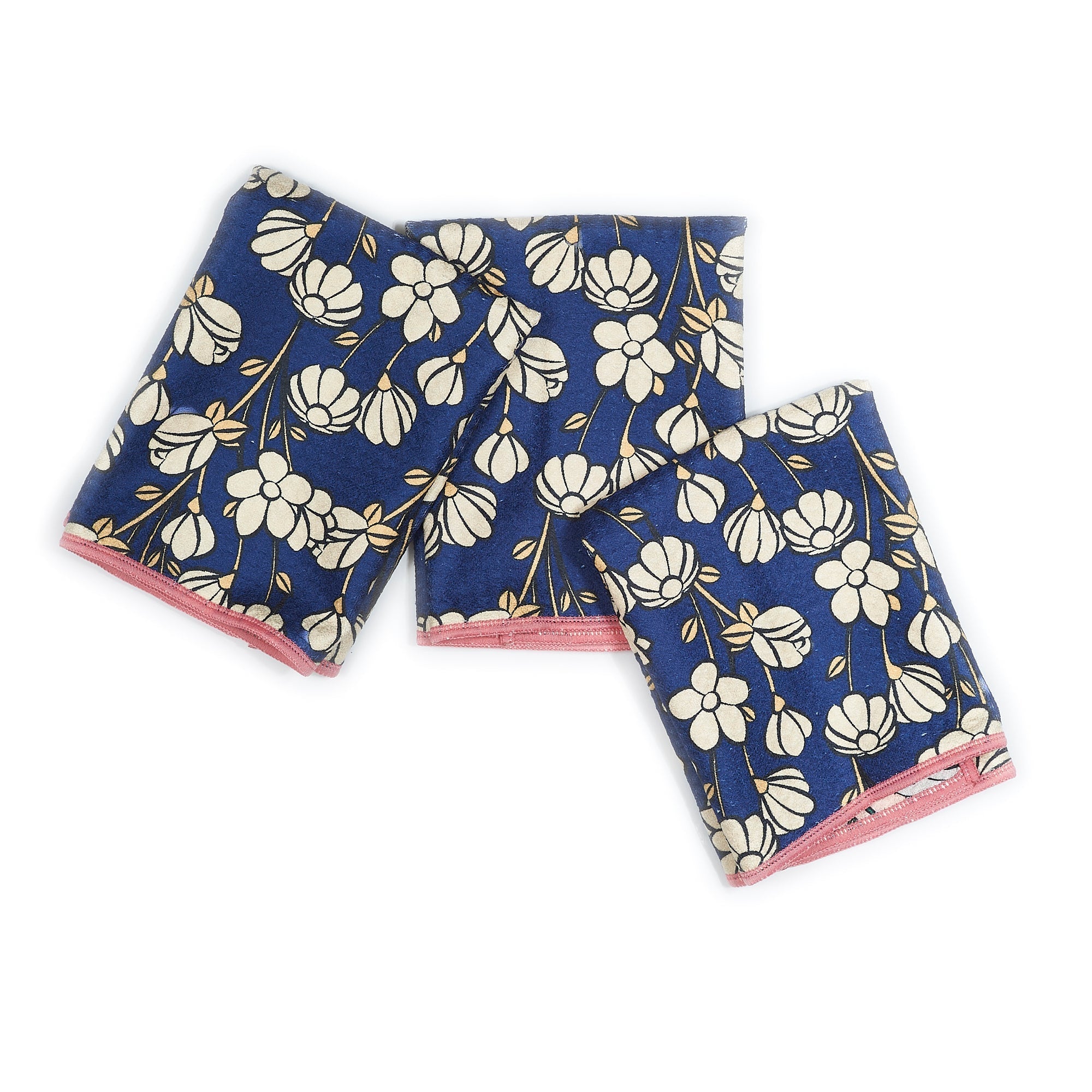 Mighty Mini Towel (Set of 3) Reversible - Janine Lecour Flower Trail - Once Again Home Co.