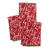 Mighty Mini Towel (Set of 3) Reversible - Jen Owens Holiday Daisy - Once Again Home Co.