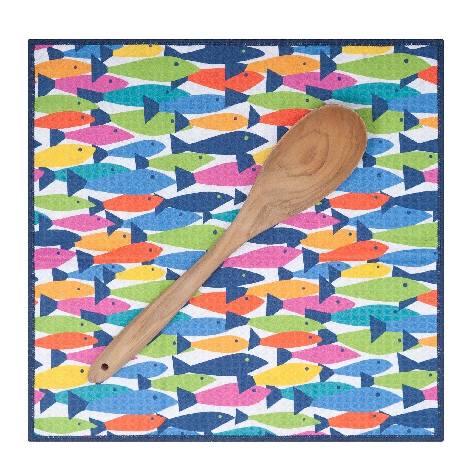 Mighty Mini Towel (Set of 3) Reversible - Kate Nelligan Fish - Once Again Home Co.