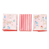 Mighty Mini Towel (Set of 3) Reversible - Mable Tan Canine Caper - Once Again Home Co.