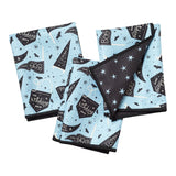 Mighty Mini Towel (Set of 3) Reversible - Mable Tan Halloween Flags - Once Again Home Co.