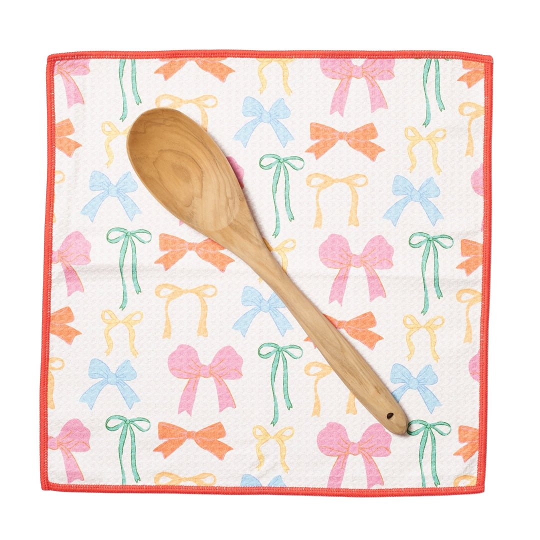 Mighty Mini Towel (Set of 3) Reversible - Mable Tan Ribbons - Once Again Home Co.
