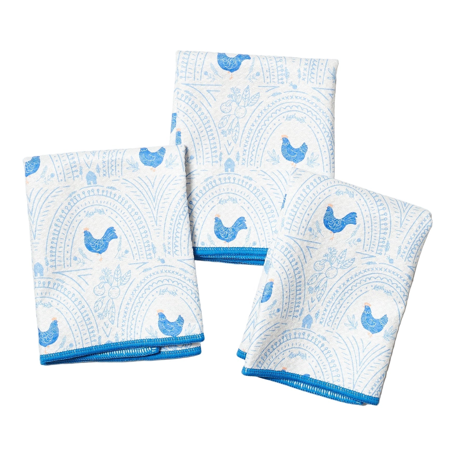 Mighty Mini Towel (Set of 3) Reversible - Mable Tan Roost - Once Again Home Co.