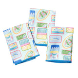 Mighty Mini Towel (Set of 3) Reversible - Mable Tan Sardines - Once Again Home Co.