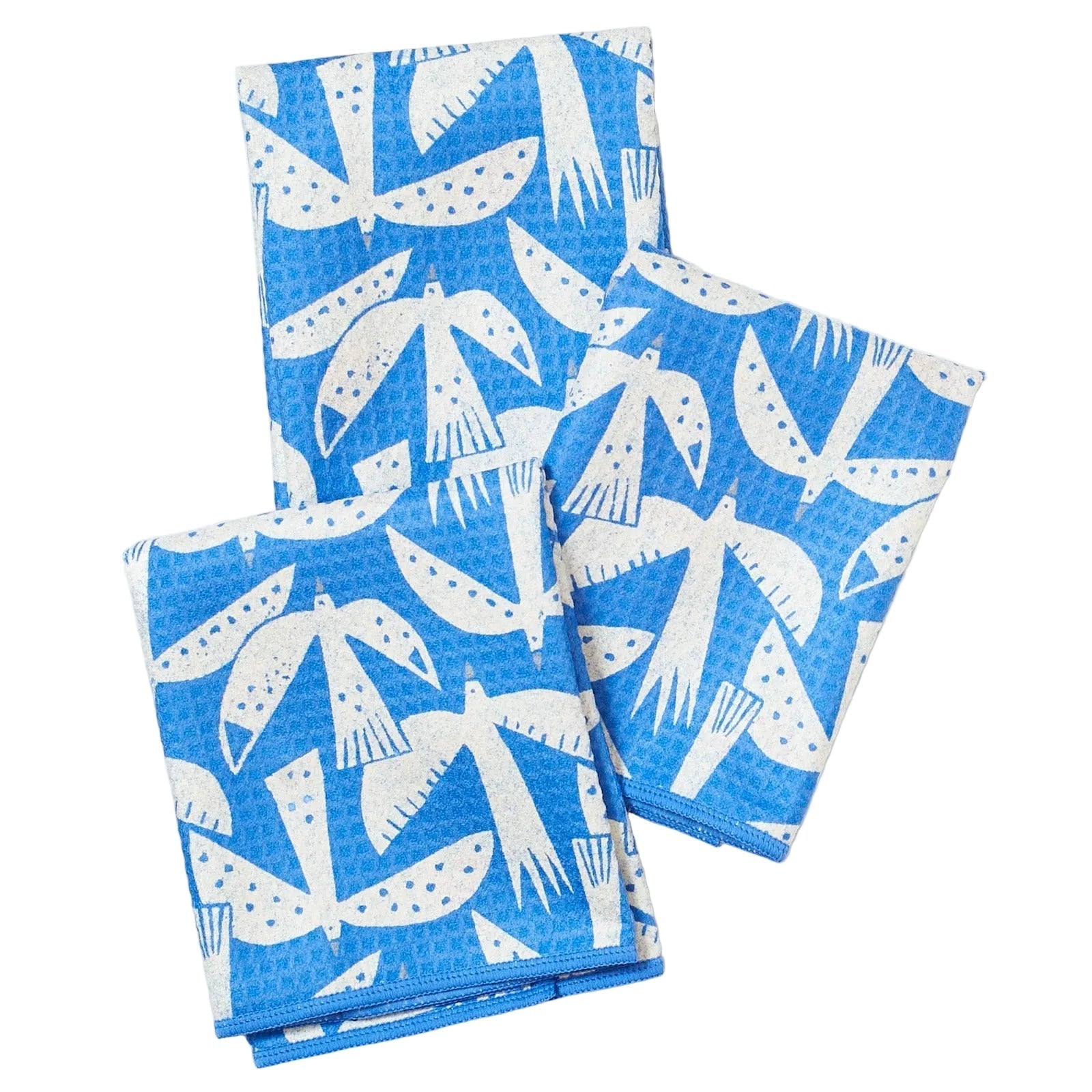 Mighty Mini Towel (Set of 3) Reversible - Marie Le Moal Flying - Once Again Home Co.