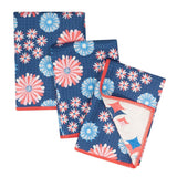 Mighty Mini Towel (Set of 3) Reversible - Rebecca Jane Woolbright Burst - Once Again Home Co.