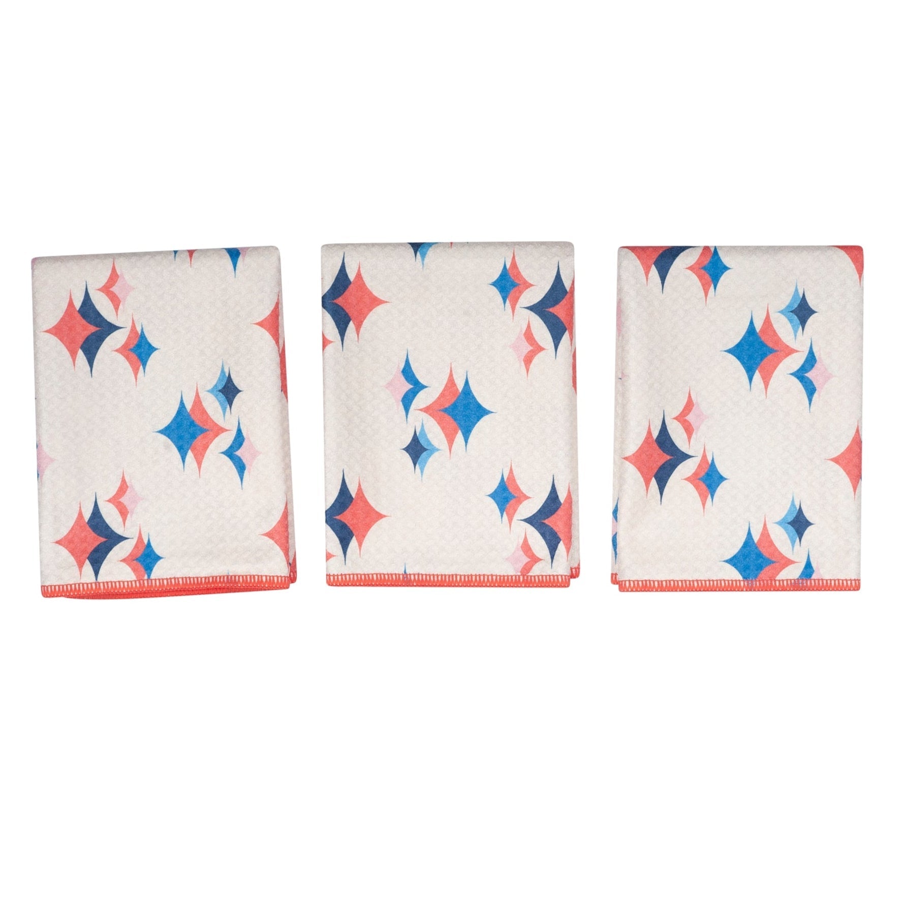 Mighty Mini Towel (Set of 3) Reversible - Rebecca Jane Woolbright Burst - Once Again Home Co.