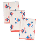 Mighty Mini Towel (Set of 3) Reversible - Rebecca Jane Woolbright Burst - Once Again Home Co.