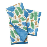 Mighty Mini Towel (Set of 3) Reversible - Rebecca Jane Woolbright First Leaf - Once Again Home Co.