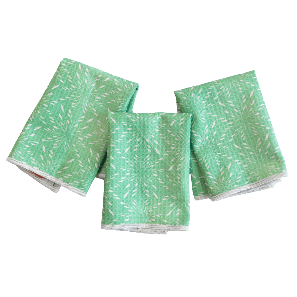 Mighty Mini Towel (Set of 3) Reversible - RJW New Bloom - Once Again Home Co.