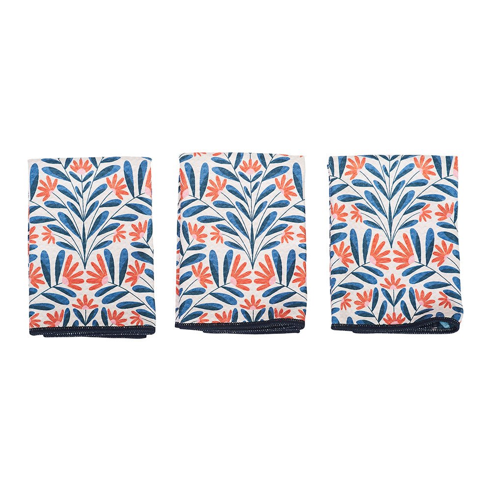 Mighty Mini Towel (Set of 3) Reversible - RJW Sflora - Once Again Home Co.