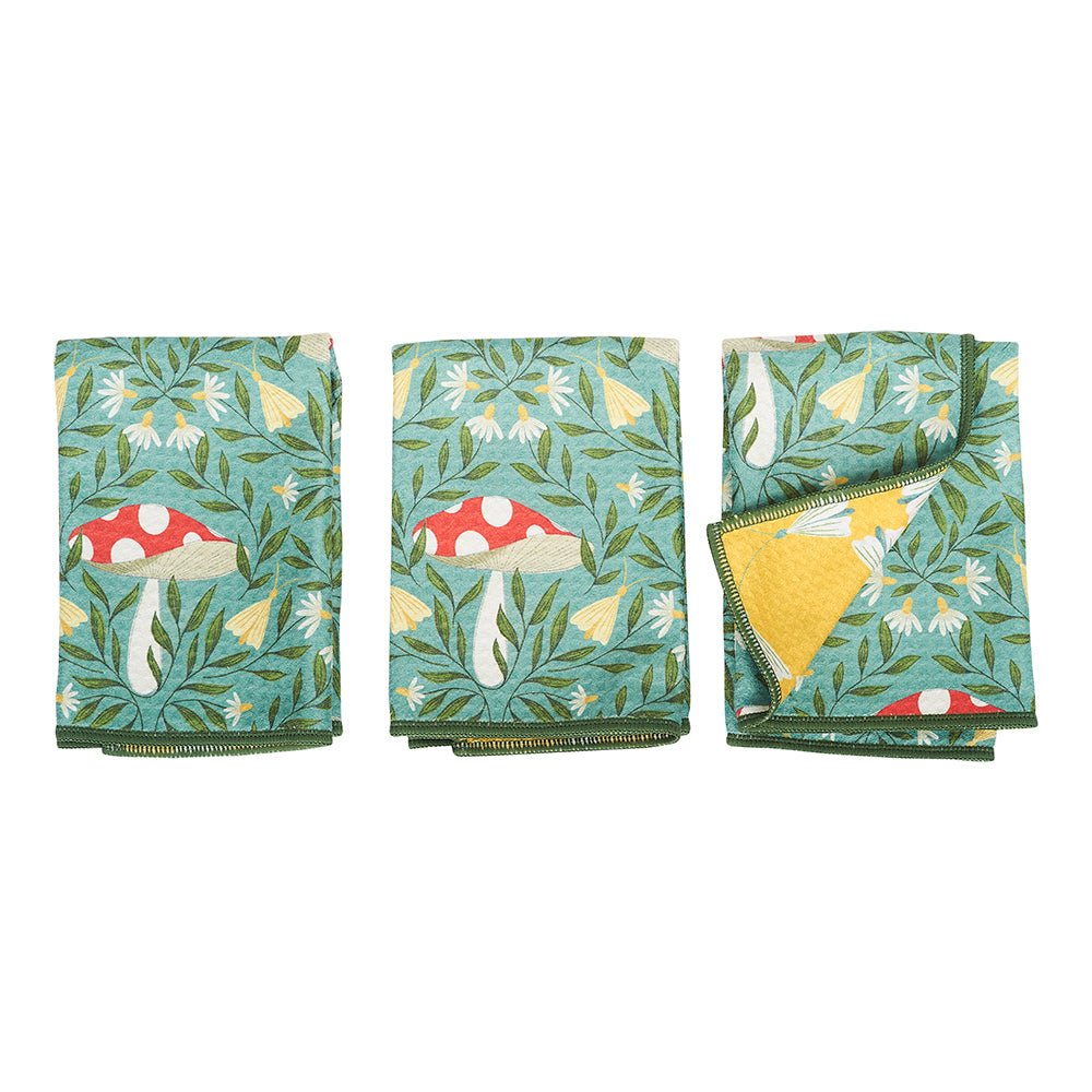 Mighty Mini Towel (Set of 3) Reversible - RJW Undergrowth - Once Again Home Co.