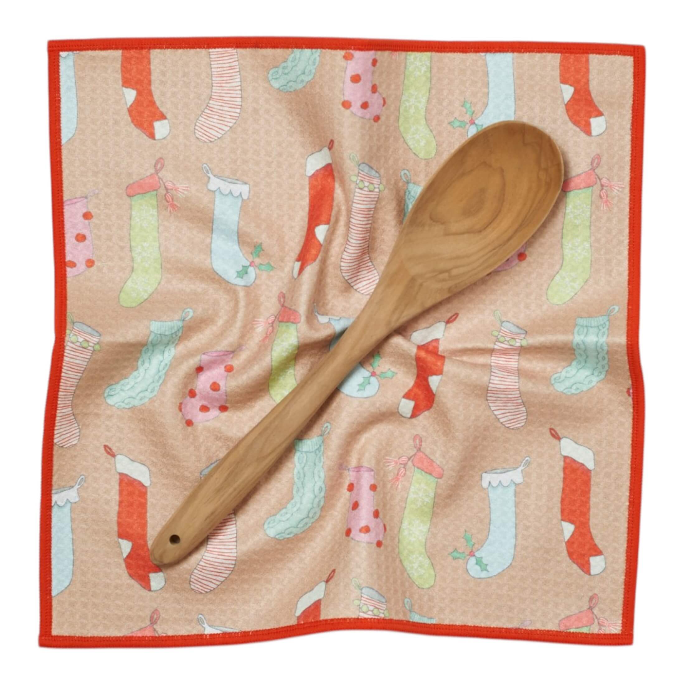 Mighty Mini Towel (Set of 3) Reversible - Sara Fitz Stockings - Once Again Home Co.