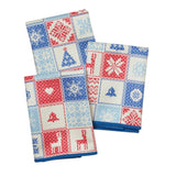 Mighty Mini Towel (Set of 3) Reversible - Signature Arctic Cross Stitch - Once Again Home Co.
