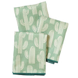 Mighty Mini Towel (Set of 3) Reversible - Signature Collection Cacti - Once Again Home Co.