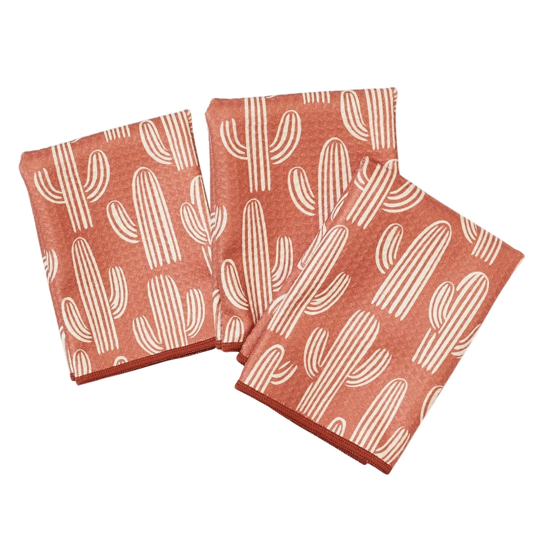 Mighty Mini Towel (Set of 3) Reversible - Signature Collection Cacti - Once Again Home Co.