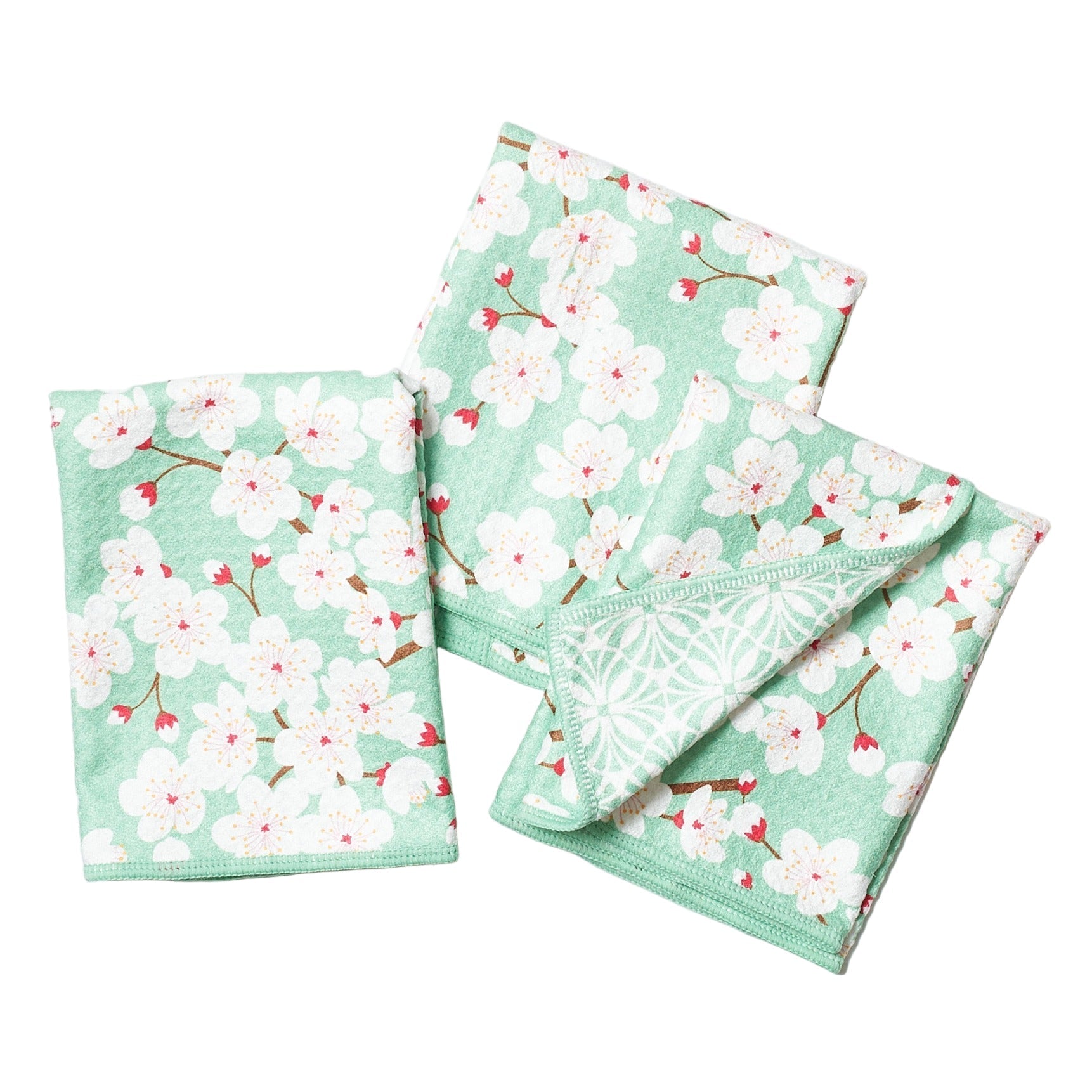 Mighty Mini Towel (Set of 3) Reversible - Signature Collection Cherry Blossom - Once Again Home Co.