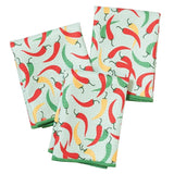 Mighty Mini Towel (Set of 3) Reversible - Signature Collection Chili Peppers - Once Again Home Co.