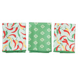 Mighty Mini Towel (Set of 3) Reversible - Signature Collection Chili Peppers - Once Again Home Co.