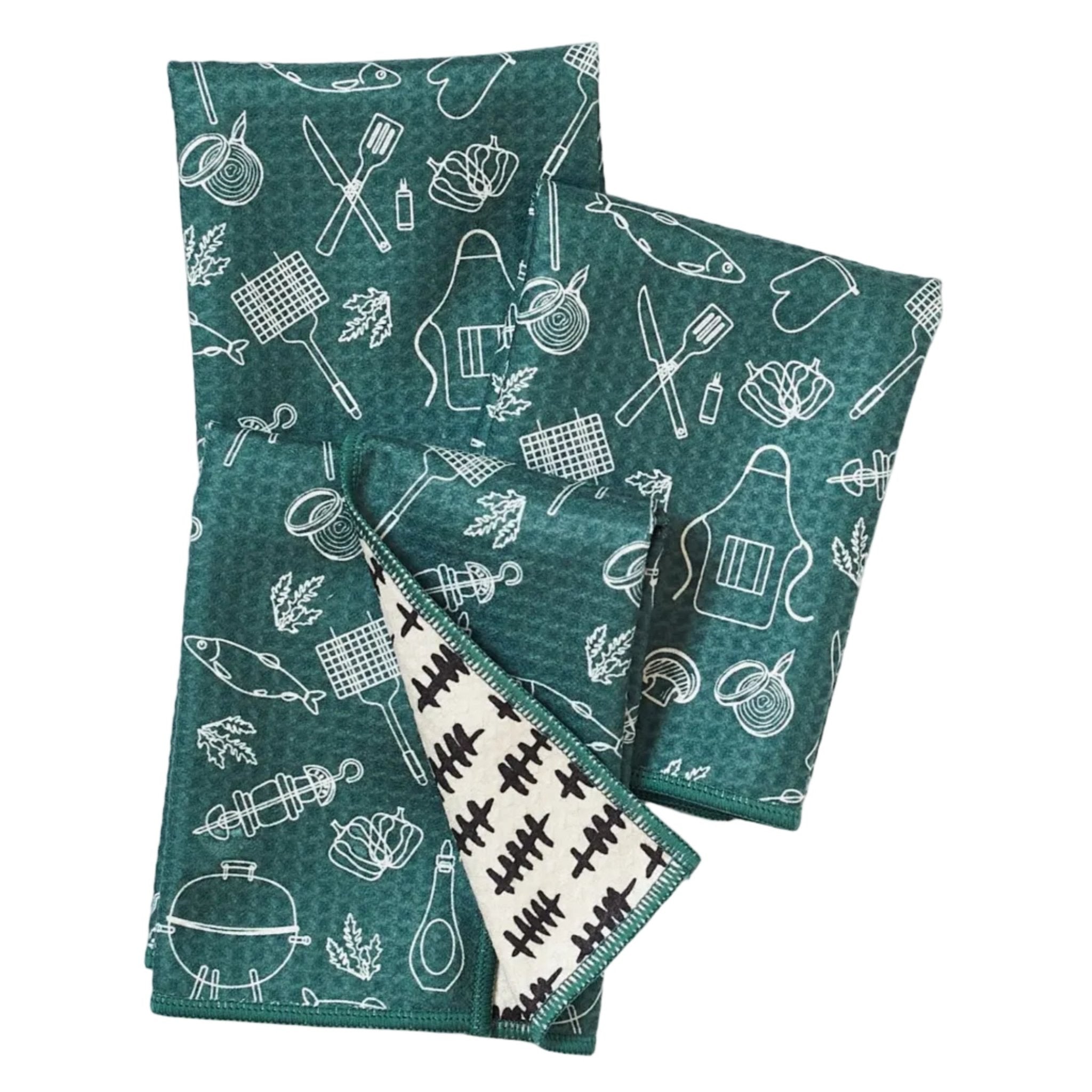 Mighty Mini Towel (Set of 3) Reversible - Signature Collection Dad’s Grill - Once Again Home Co.