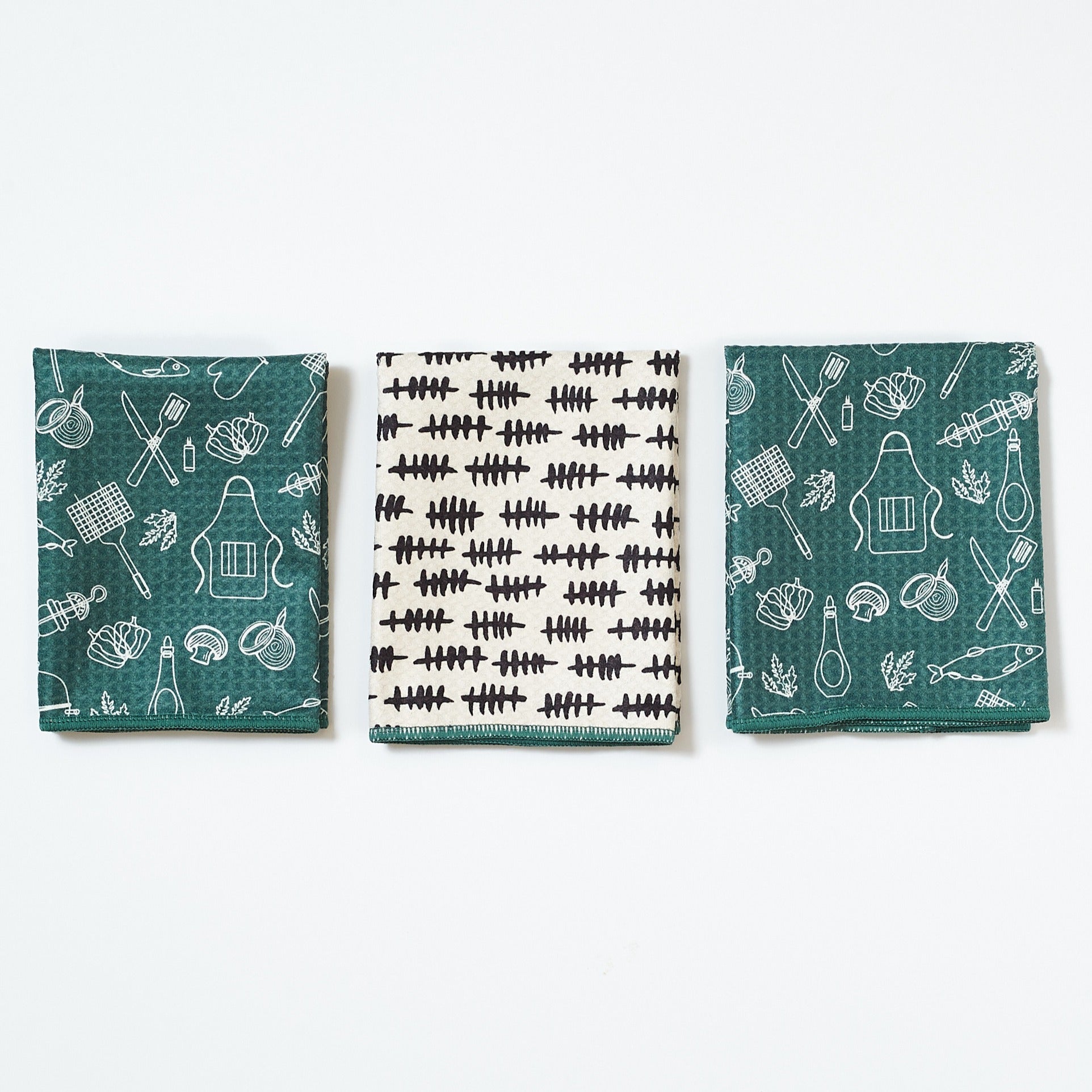 Mighty Mini Towel (Set of 3) Reversible - Signature Collection Dad’s Grill - Once Again Home Co.