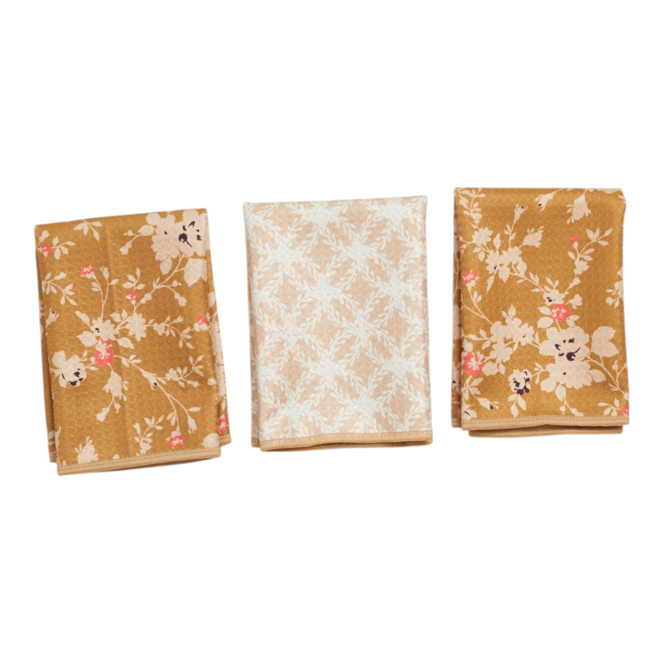 Mighty Mini Towel (Set of 3) Reversible - Signature Collection Pressed Petals - Once Again Home Co.