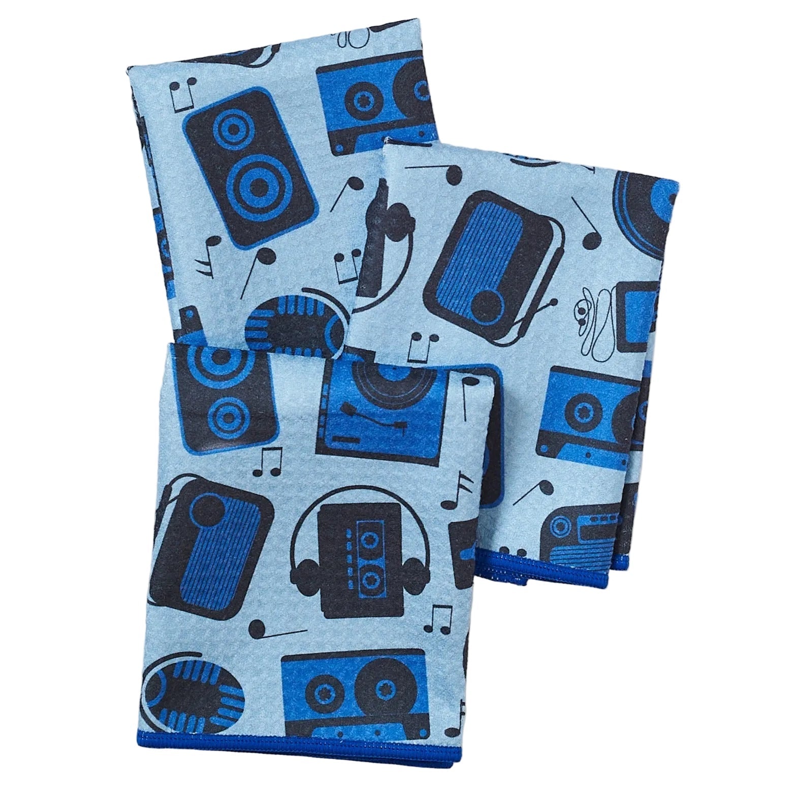 Mighty Mini Towel (Set of 3) Reversible - Signature Collection Tunes - Once Again Home Co.