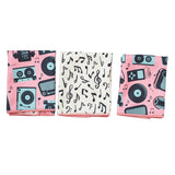 Mighty Mini Towel (Set of 3) Reversible - Signature Collection Tunes - Once Again Home Co.