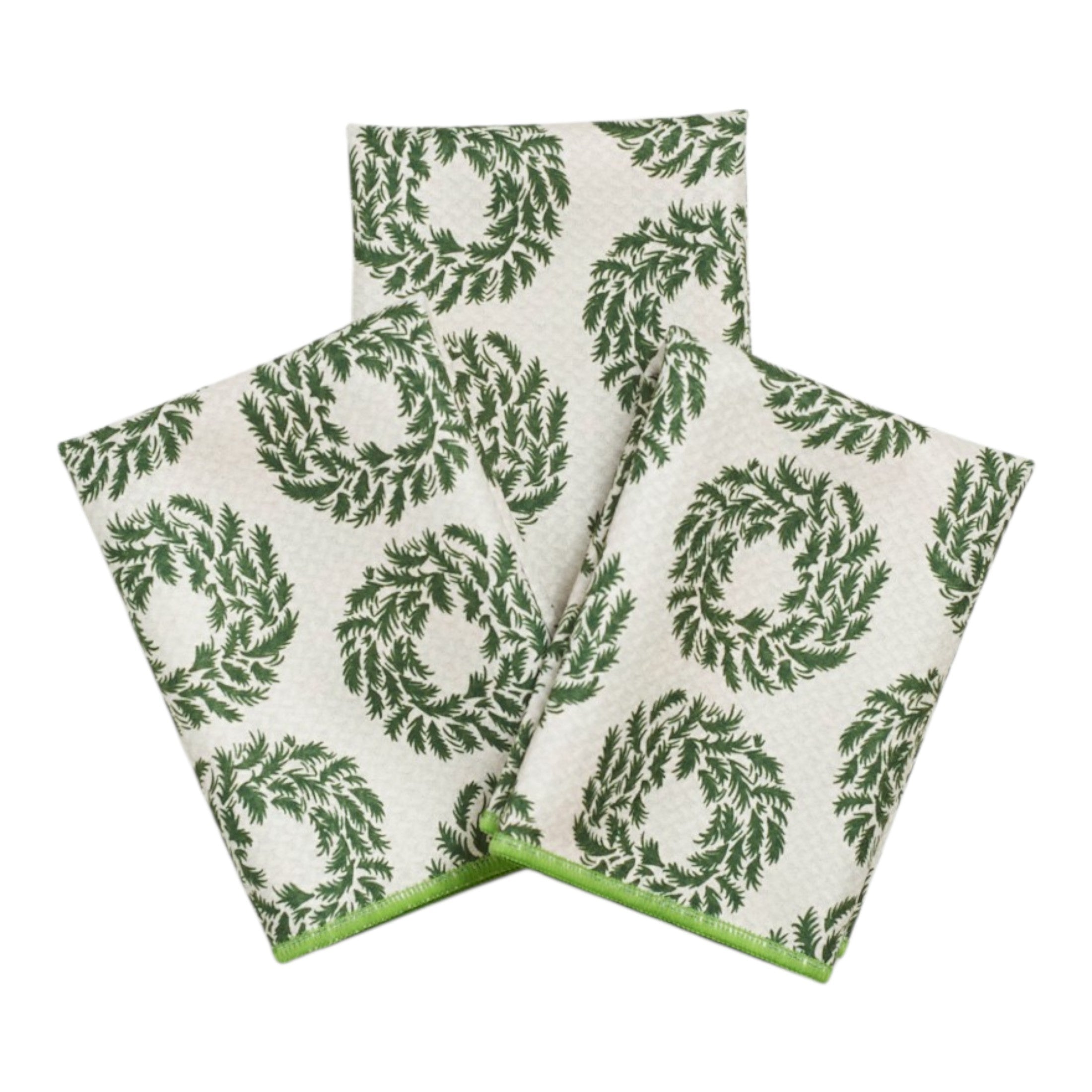 Mighty Mini Towel (Set of 3) Reversible - Signature Poinsettia Garden - Once Again Home Co.