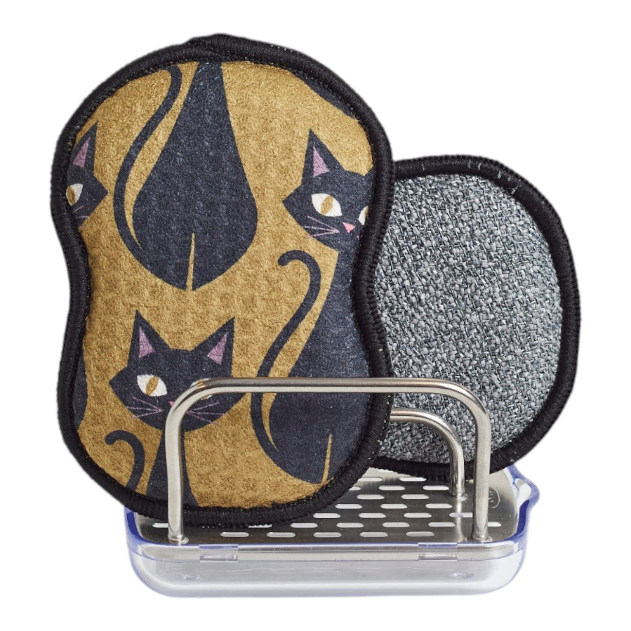 RE:usable Sponges (Set of 3) - Heather Jacobs Black Cat - Once Again Home Co.