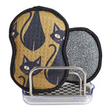 RE:usable Sponges (Set of 3) - Heather Jacobs Black Cat - Once Again Home Co.