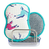 RE:usable Sponges (Set of 3) - Heather Jacobs Reindeer Games - Once Again Home Co.