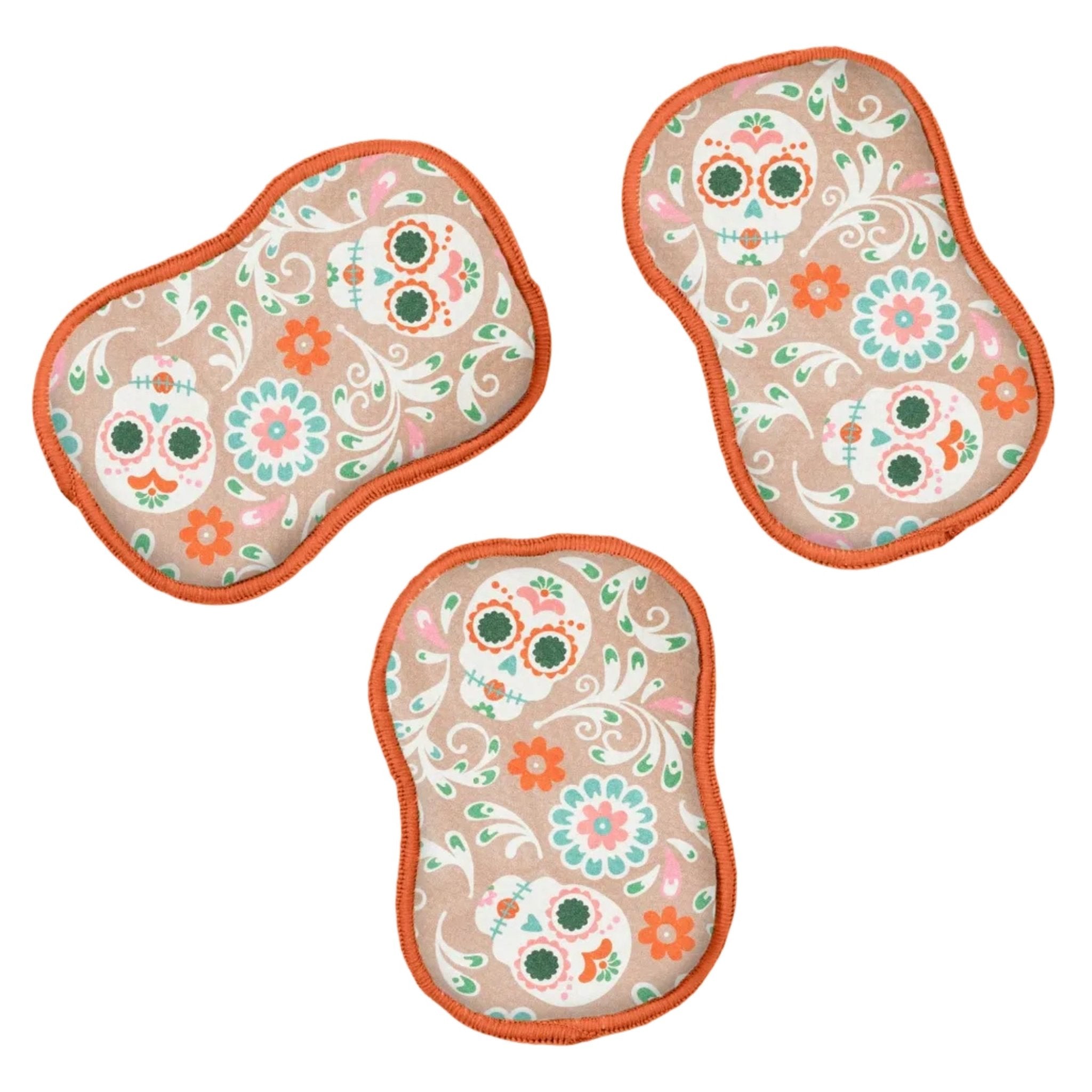 RE:usable Sponges (Set of 3) - Heather Jacobs Sugar Skull - Once Again Home Co.