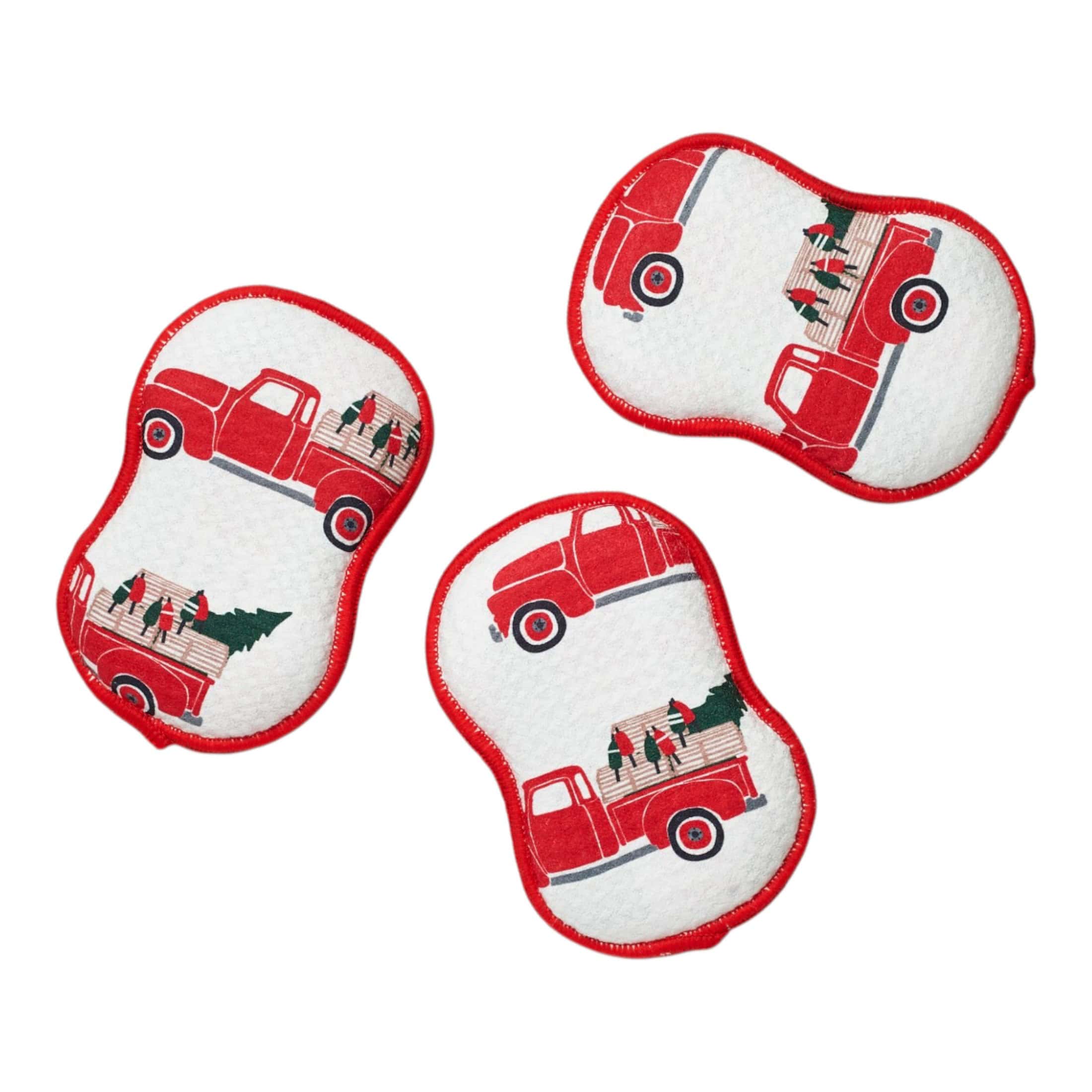 RE:usable Sponges (Set of 3) - Kate Nelligan Holiday Truck - Once Again Home Co.