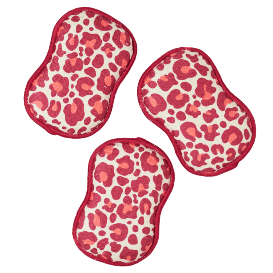 RE:usable Sponges (Set of 3) - Leopard - Once Again Home Co.