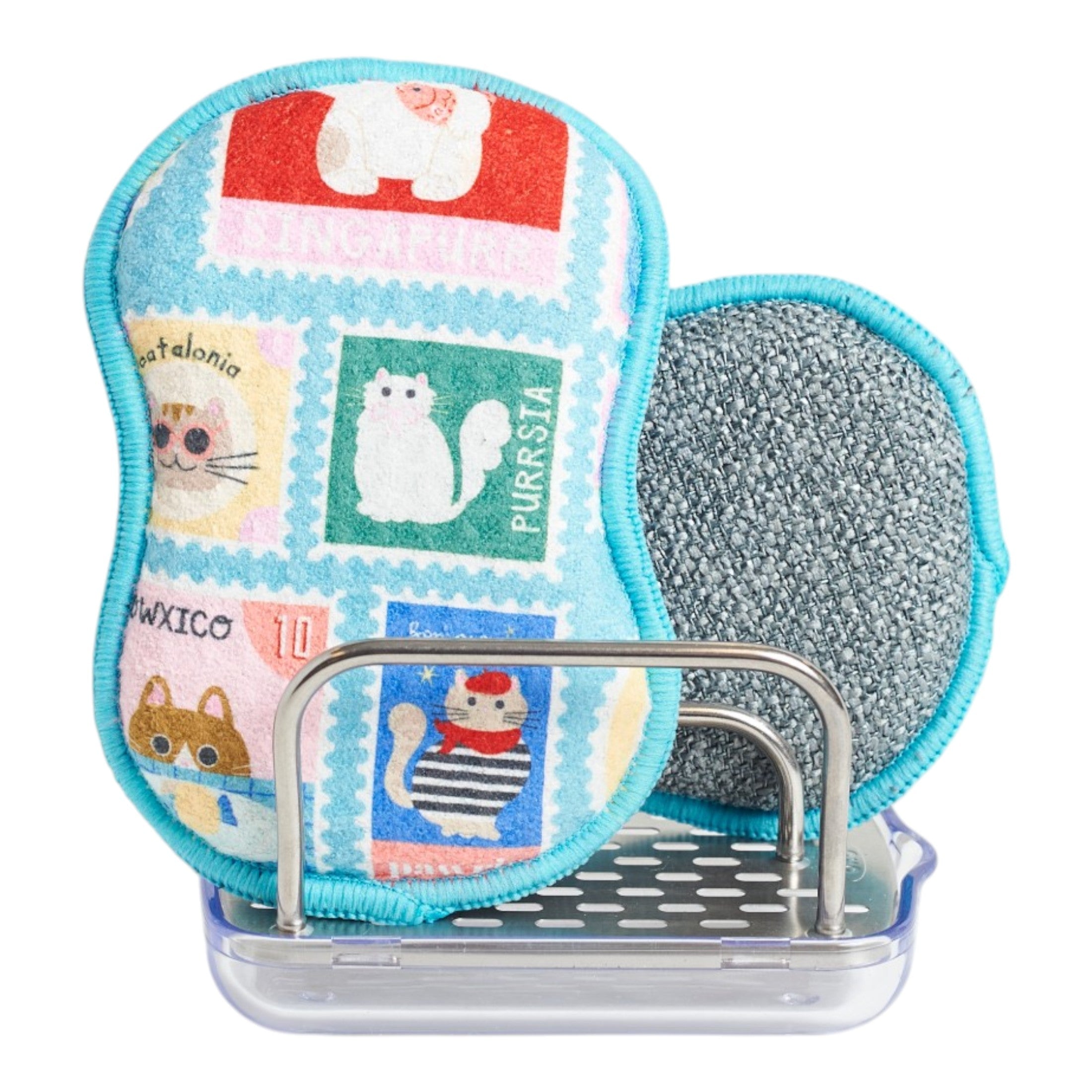 RE:usable Sponges (Set of 3) - Mable Tan Cat Mail - Once Again Home Co.