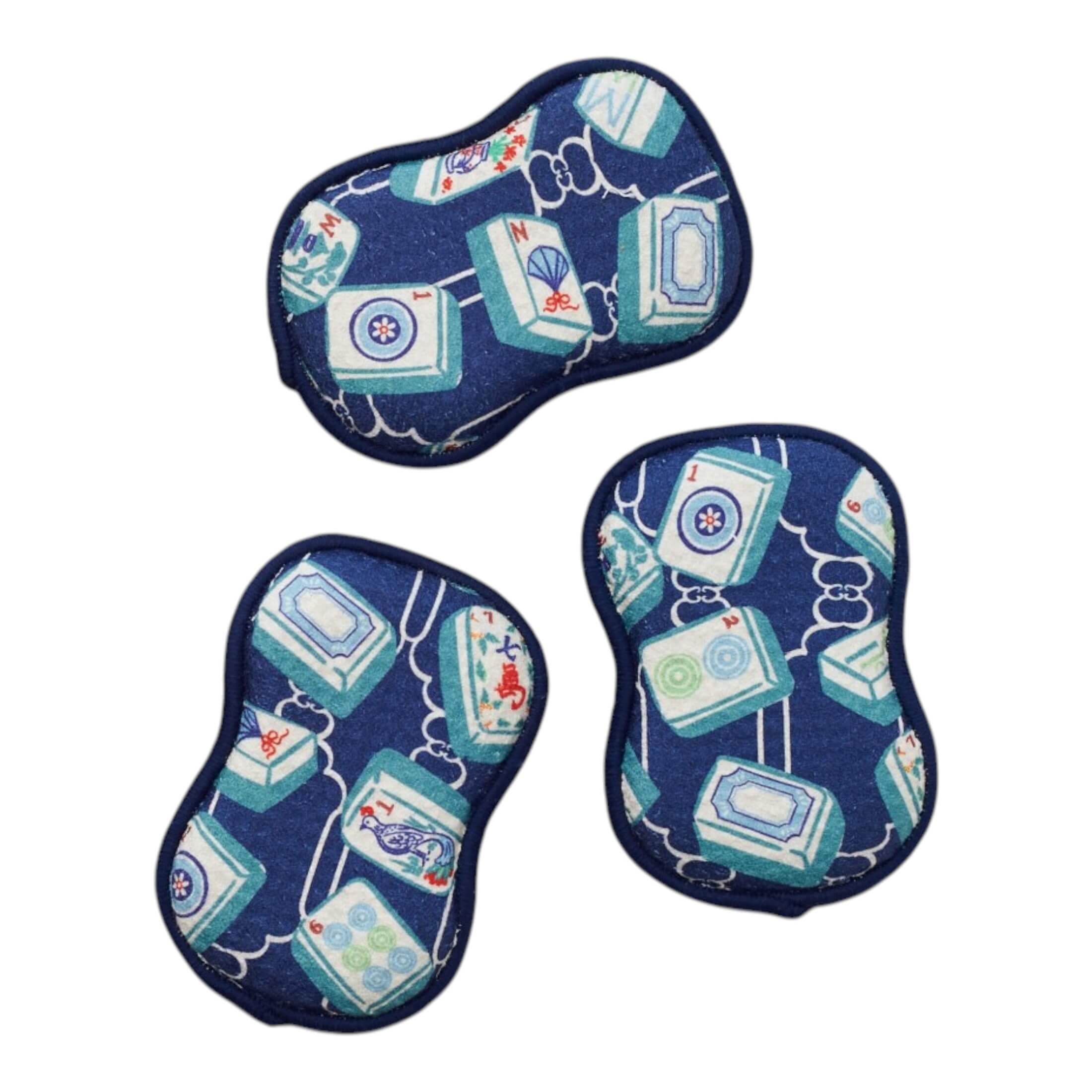 RE:usable Sponges (Set of 3) - Mable Tan Mahjong - Once Again Home Co.