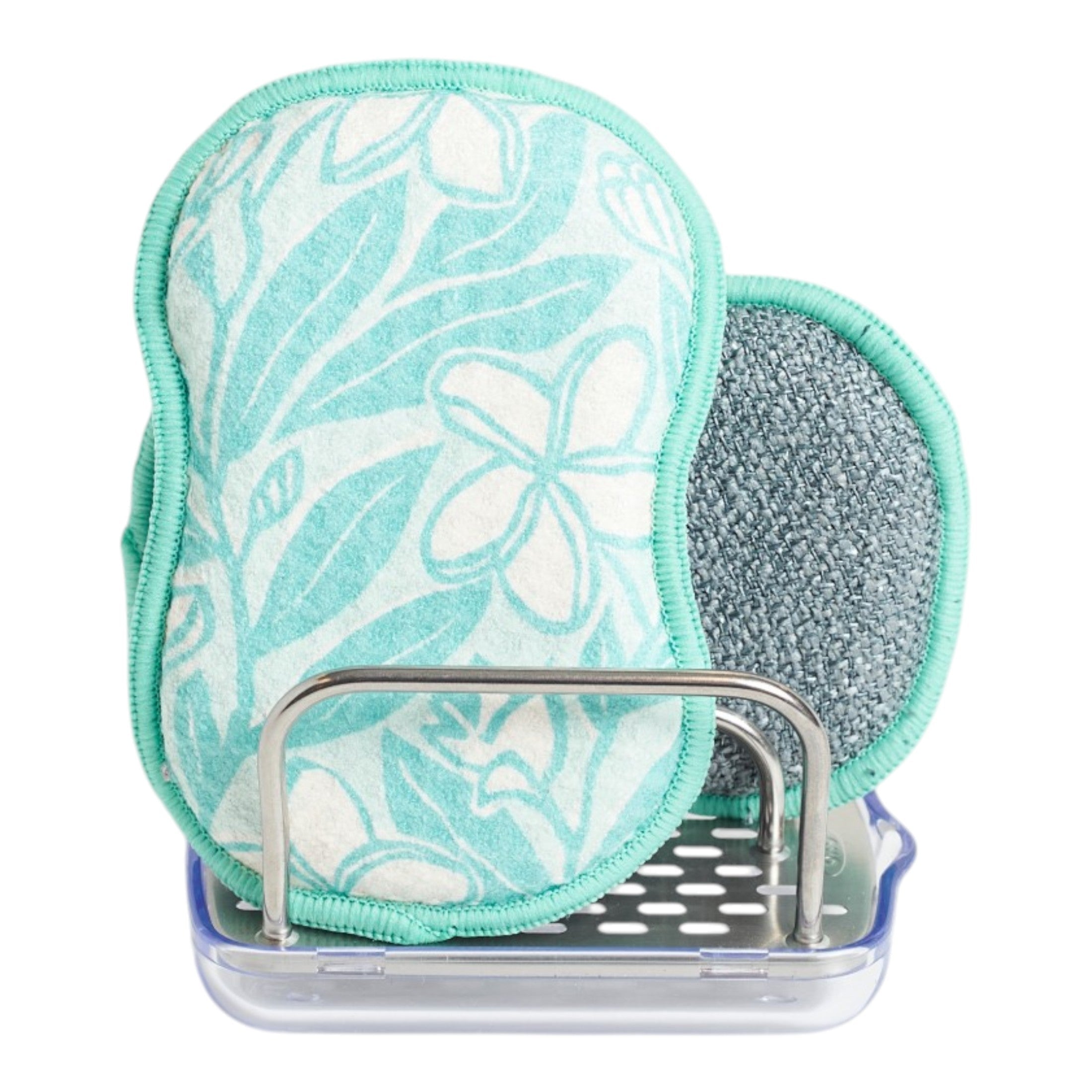 RE:usable Sponges (Set of 3) - Marie Le Moal Plumeria - Once Again Home Co.